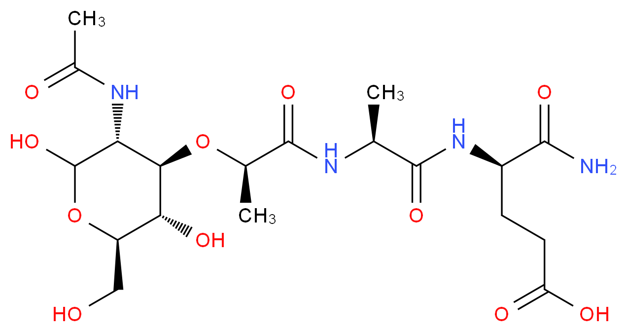 Muramyl dipeptide_Molecular_structure_CAS_53678-77-6)
