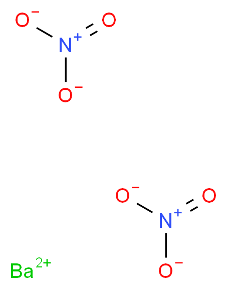 Barium nitrate, Puratronic&reg;_Molecular_structure_CAS_10022-31-8)