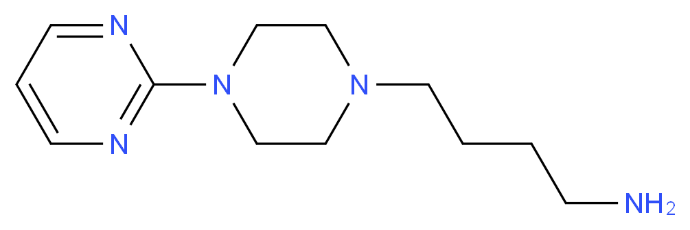 4-[4-(pyrimidin-2-yl)piperazin-1-yl]butan-1-amine_Molecular_structure_CAS_)