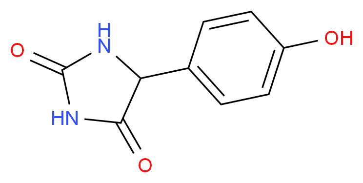 5-(4-hydroxyphenyl)-2,4-imidazolidinedione_Molecular_structure_CAS_2420-17-9)
