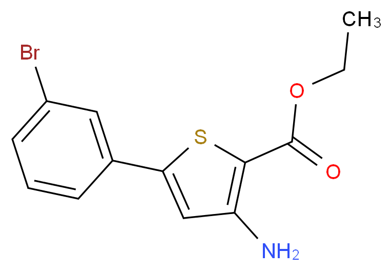 ethyl 3-amino-5-(3-bromophenyl)thiophene-2-carboxylate_Molecular_structure_CAS_)