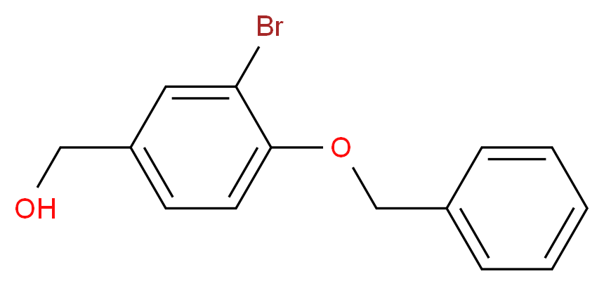 [4-(Benzyloxy)-3-bromophenyl]methanol_Molecular_structure_CAS_)