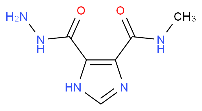 5-(hydrazinocarbonyl)-N-methyl-1H-imidazole-4-carboxamide_Molecular_structure_CAS_627470-09-1)