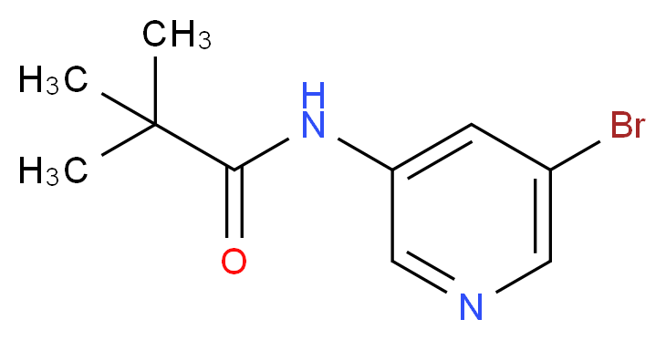 N-(5-Bromo-pyridin-3-yl)-2,2-dimethyl-propionamide_Molecular_structure_CAS_873302-39-7)
