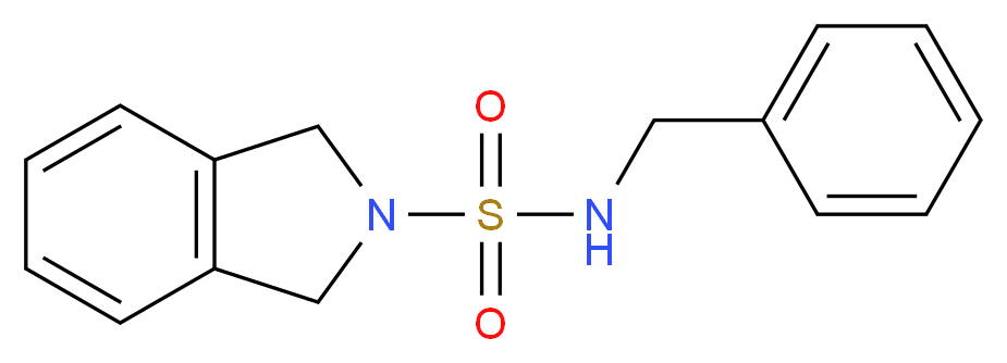 N-benzyl-1,3-dihydro-2H-isoindole-2-sulfonamide_Molecular_structure_CAS_)