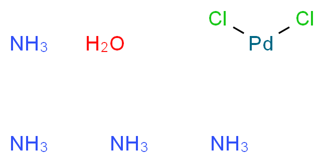 Tetraamminepalladium(II) chloride monohydrate_Molecular_structure_CAS_13933-31-8)