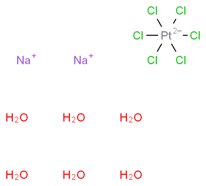 Sodium hexachloroplatinate(IV) hexahydrate_Molecular_structure_CAS_19583-77-8)