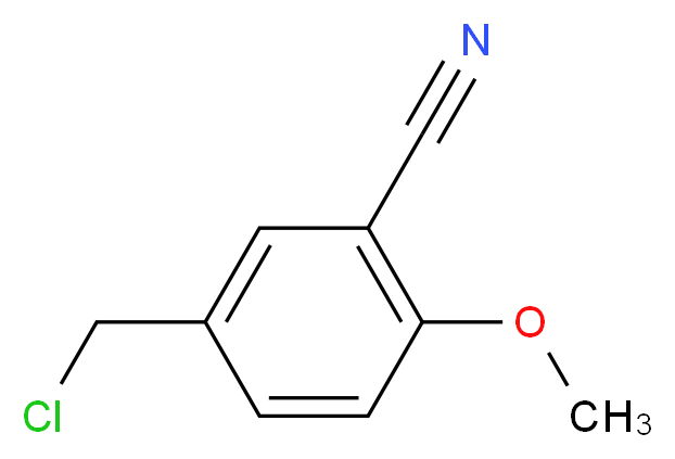 5-(chloromethyl)-2-methoxybenzonitrile_Molecular_structure_CAS_)