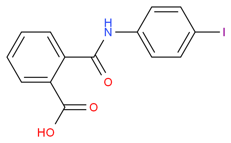 2-(4-Iodophenylcarbamoyl)benzoic acid_Molecular_structure_CAS_60040-91-7)