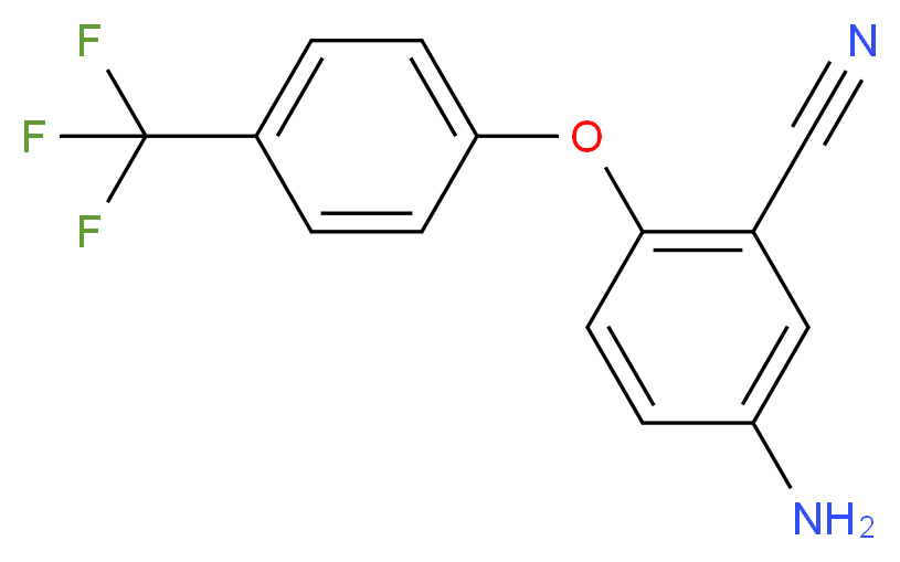 5-amino-2-[4-(trifluoromethyl)phenoxy]benzonitrile_Molecular_structure_CAS_)