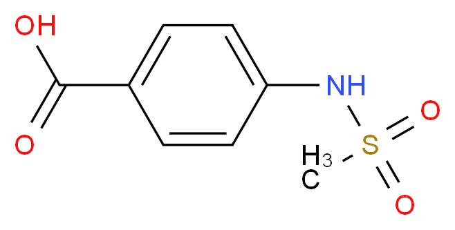 4-methanesulfonamidobenzoic acid_Molecular_structure_CAS_)