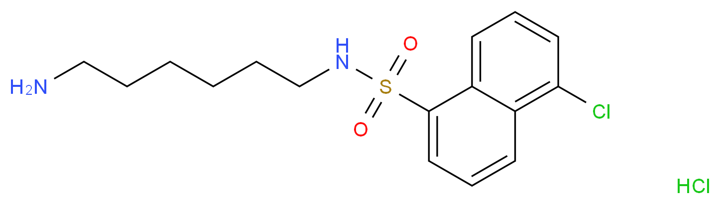N-(6-Aminohexyl)-5-chloro-1-naphthalenesulfonamide hydrochloride_Molecular_structure_CAS_61714-27-0)