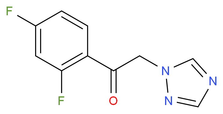 1-(2,4-Difluorophenyl)-2-(1H-1,2,4-triazol-1-yl)ethanone_Molecular_structure_CAS_86404-63-9)