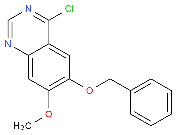 4-CHLORO-7-METHOXY-6-BENZYLOXYQUINAZOLINE_Molecular_structure_CAS_286371-65-1)