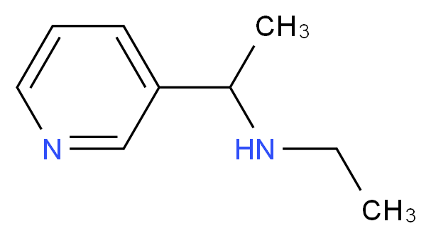 ethyl[1-(pyridin-3-yl)ethyl]amine_Molecular_structure_CAS_)