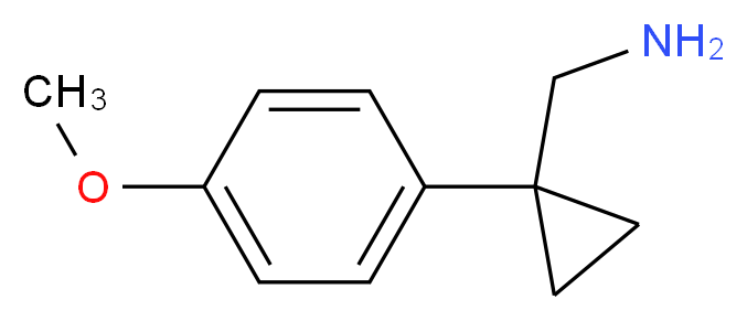 [1-(4-Methoxyphenyl)cyclopropyl]methylamine_Molecular_structure_CAS_)