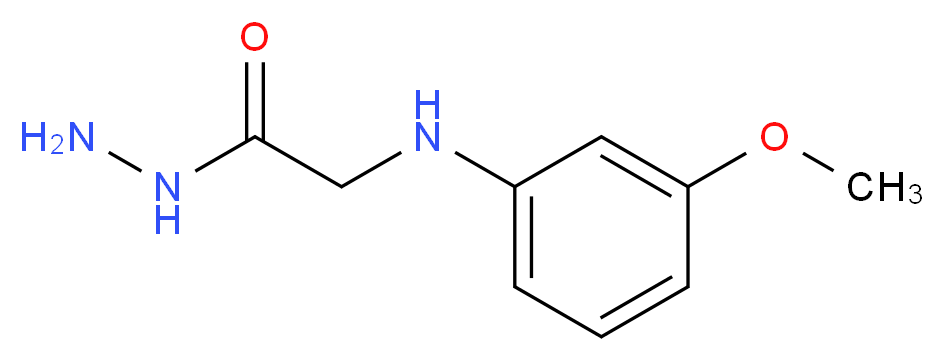 2-[(3-methoxyphenyl)amino]acetohydrazide_Molecular_structure_CAS_)