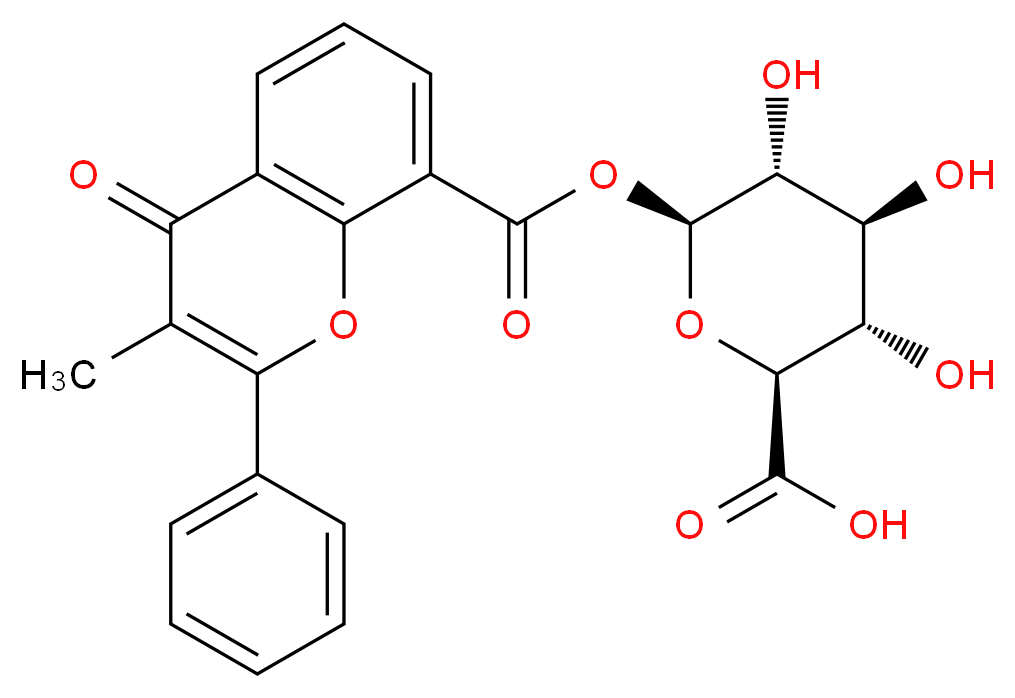 3-Methylflavone-8-carboxylic Acid Acyl-β-D-glucuronide_Molecular_structure_CAS_60218-13-5)