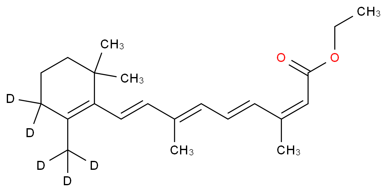 13-cis-Retinoic Acid-d5 Ethyl Ester_Molecular_structure_CAS_)