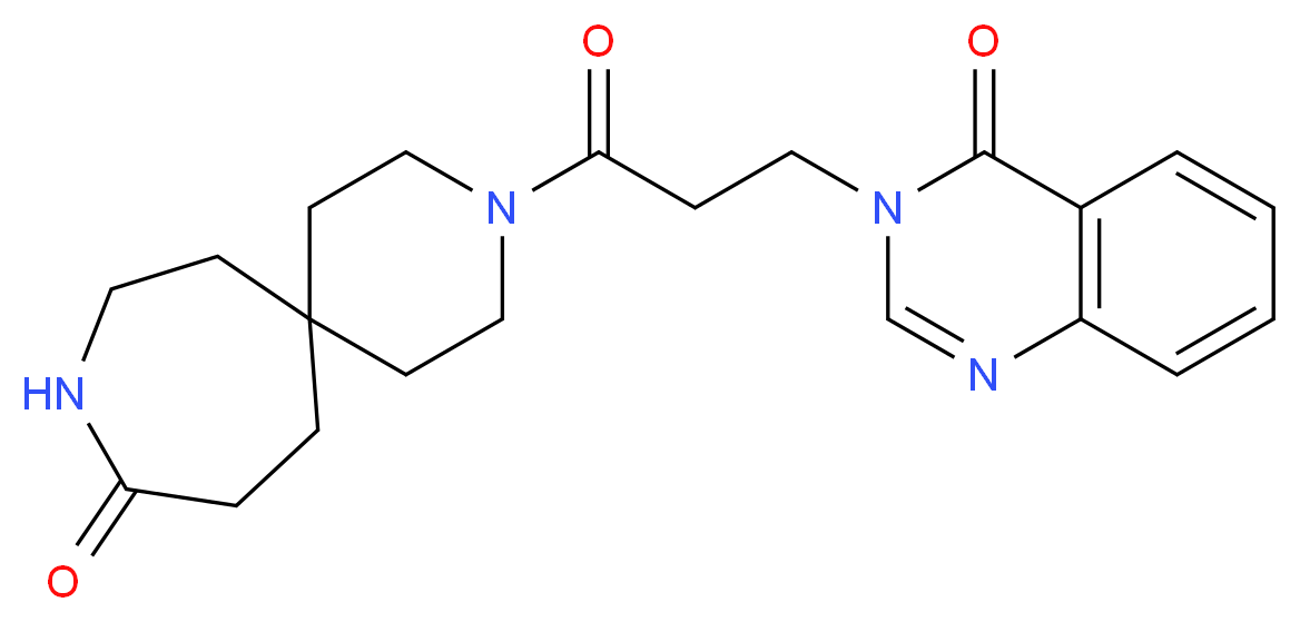 3-[3-(4-oxoquinazolin-3(4H)-yl)propanoyl]-3,9-diazaspiro[5.6]dodecan-10-one_Molecular_structure_CAS_)