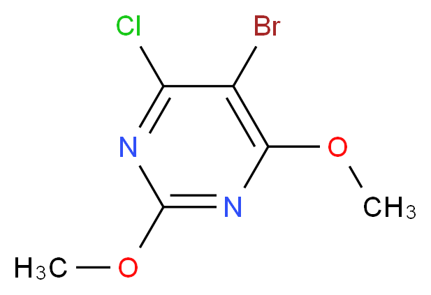 5-Bromo-4-chloro-2,6-dimethoxypyrimidine_Molecular_structure_CAS_42362-16-3)