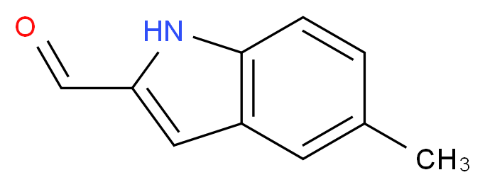 5-Methyl-1H-indole-2-carbaldehyde_Molecular_structure_CAS_1463-60-1)