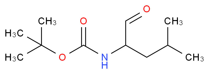 tert-butyl N-(4-methyl-1-oxopentan-2-yl)carbamate_Molecular_structure_CAS_)