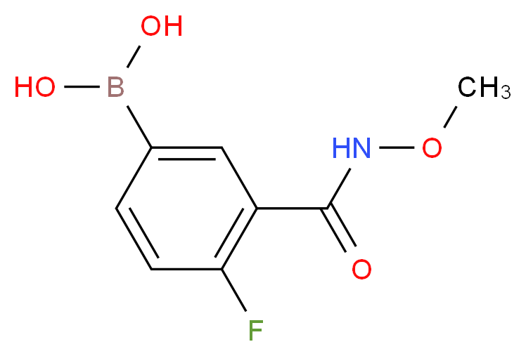 4-Fluoro-3-[(methoxyamino)carbonyl]benzeneboronic acid 98%_Molecular_structure_CAS_913835-47-9)