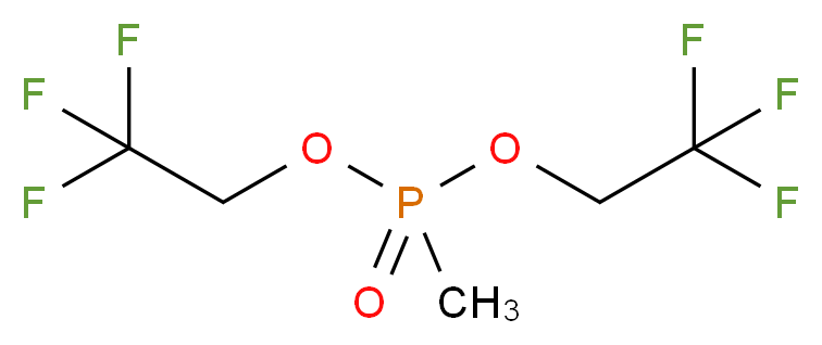 Bis(2,2,2-trifluoroethyl) methylphosphonate_Molecular_structure_CAS_757-95-9)