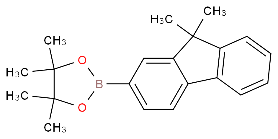 9,9-Dimethylfluorene-2-boronic acid pinacol ester_Molecular_structure_CAS_569343-09-5)