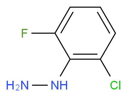 2-Chloro-6-fluorophenylhydrazine_Molecular_structure_CAS_175276-74-1)