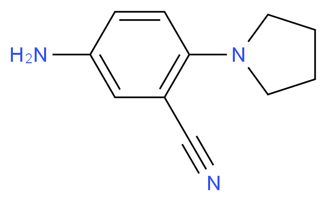 5-Amino-2-(pyrrolidin-1-yl)benzonitrile_Molecular_structure_CAS_219921-68-3)