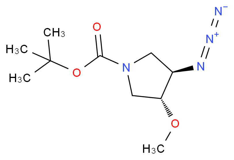 TRANS-3-AZIDO-1-BOC-4-METHOXYPYRROLIDINE_Molecular_structure_CAS_429673-78-9)