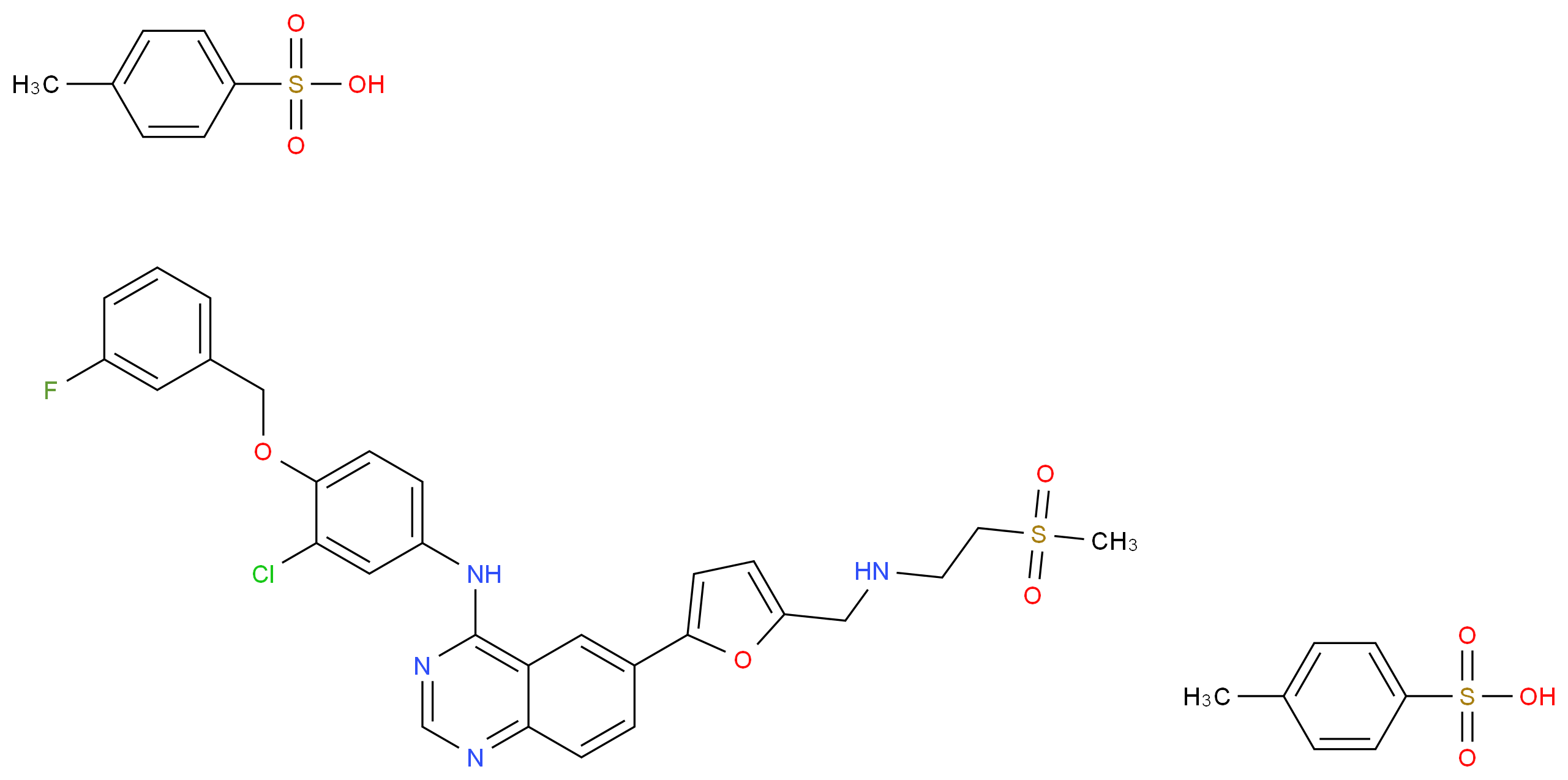 Lapatinib ditosylate_Molecular_structure_CAS_388082-77-7)