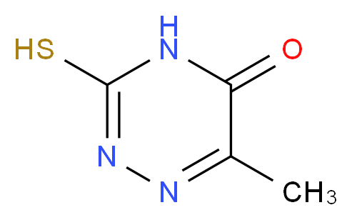 3-Mercapto-6-methyl-4H-[1,2,4]triazin-5-one_Molecular_structure_CAS_615-76-9)