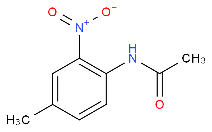 N-(4-Methyl-2-nitrophenyl)acetamide_Molecular_structure_CAS_612-45-3)