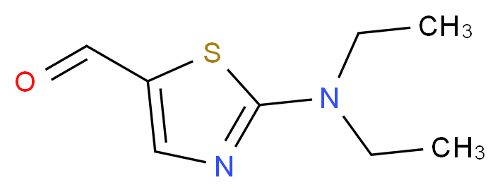 2-(Diethylamino)-1,3-thiazole-5-carbaldehyde_Molecular_structure_CAS_)