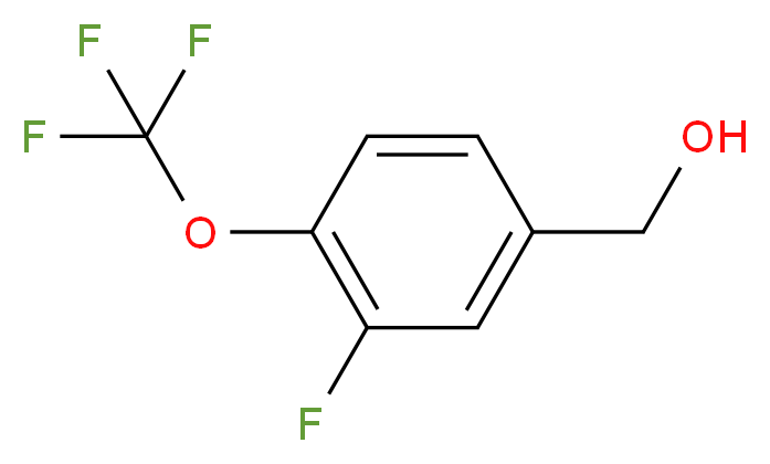 3-Fluoro-4-(trifluoromethoxy)benzyl alcohol_Molecular_structure_CAS_886498-99-3)