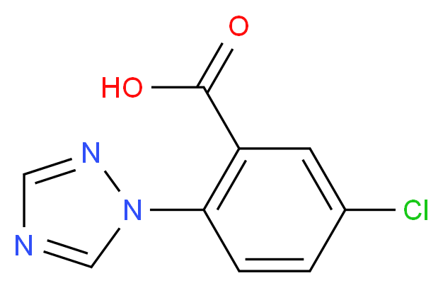 5-chloro-2-(1H-1,2,4-triazol-1-yl)benzoic acid_Molecular_structure_CAS_629655-19-2)