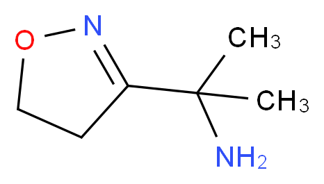 2-(4,5-dihydro-1,2-oxazol-3-yl)propan-2-amine_Molecular_structure_CAS_)