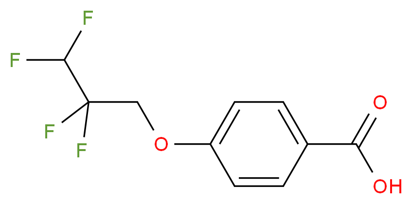 4-(2,2,3,3-tetrafluoropropoxy)benzoic acid_Molecular_structure_CAS_)