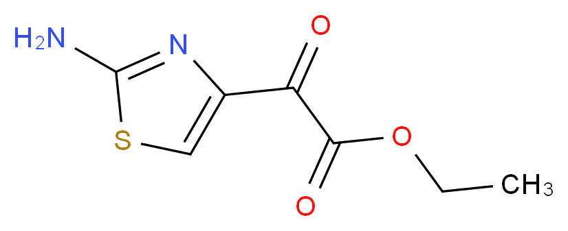 Ethyl 2-(2-aminothiazol-4-yl)-2-oxoacetate_Molecular_structure_CAS_64987-08-2)