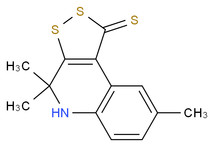 4,4,8-Trimethyl-4,5-dihydro-1H-[1,2]dithiolo-[3,4-c]quinoline-1-thione_Molecular_structure_CAS_)