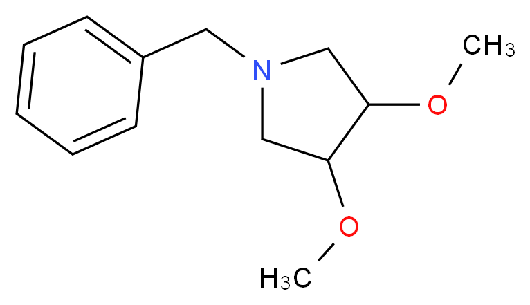 3,4-DIMETHOXY-1-(PHENYLMETHYL)-PYRROLIDINE_Molecular_structure_CAS_63126-22-7)