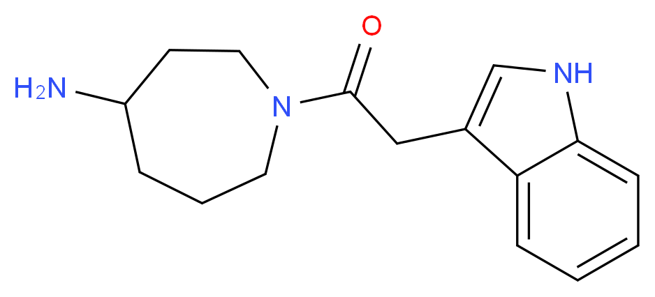1-(1H-indol-3-ylacetyl)-4-azepanamine_Molecular_structure_CAS_)