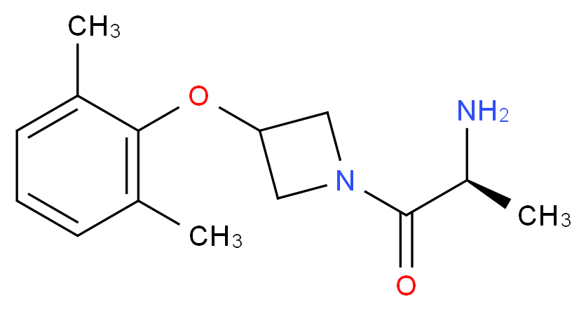 (2S)-1-[3-(2,6-dimethylphenoxy)-1-azetidinyl]-1-oxo-2-propanamine_Molecular_structure_CAS_)