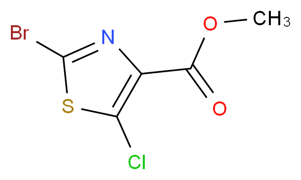 Methyl 2-bromo-5-chloro-1,3-thiazole-4-carboxylate_Molecular_structure_CAS_1053655-63-2)