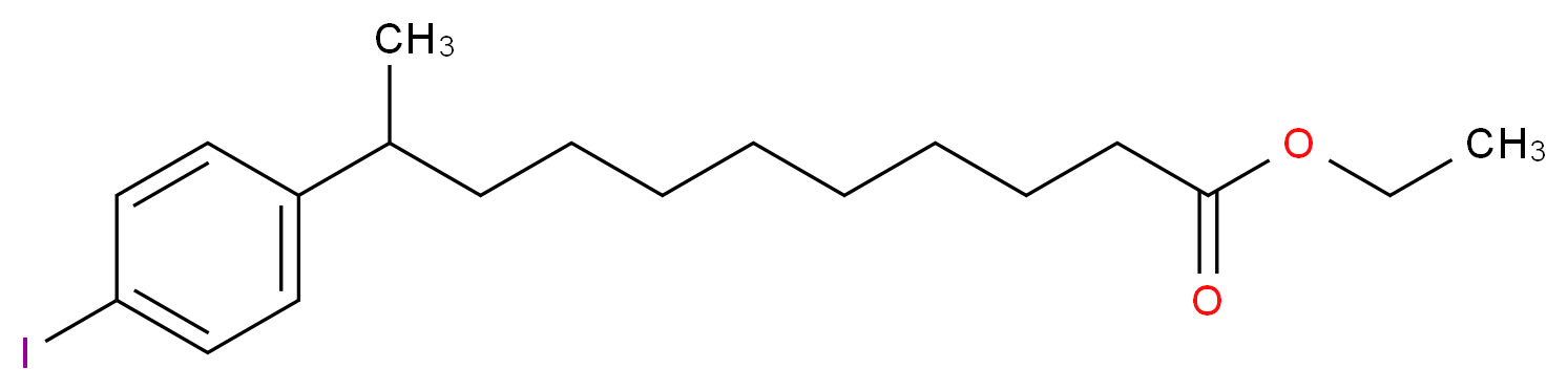 Ethyl 10-(4-iodophenyl)undecanoate_Molecular_structure_CAS_99-79-6)