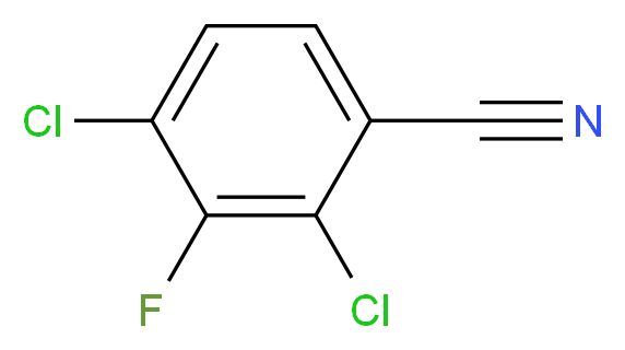 2,4-Dichloro-3-fluorobenzonitrile_Molecular_structure_CAS_161612-68-6)