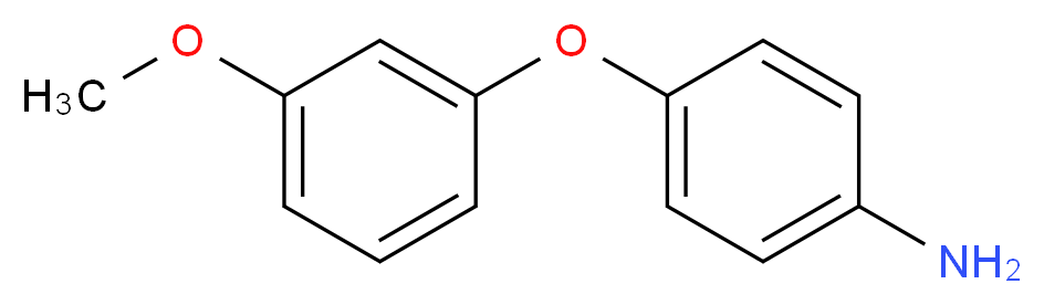 4-(3-Methoxyphenoxy)aniline_Molecular_structure_CAS_)